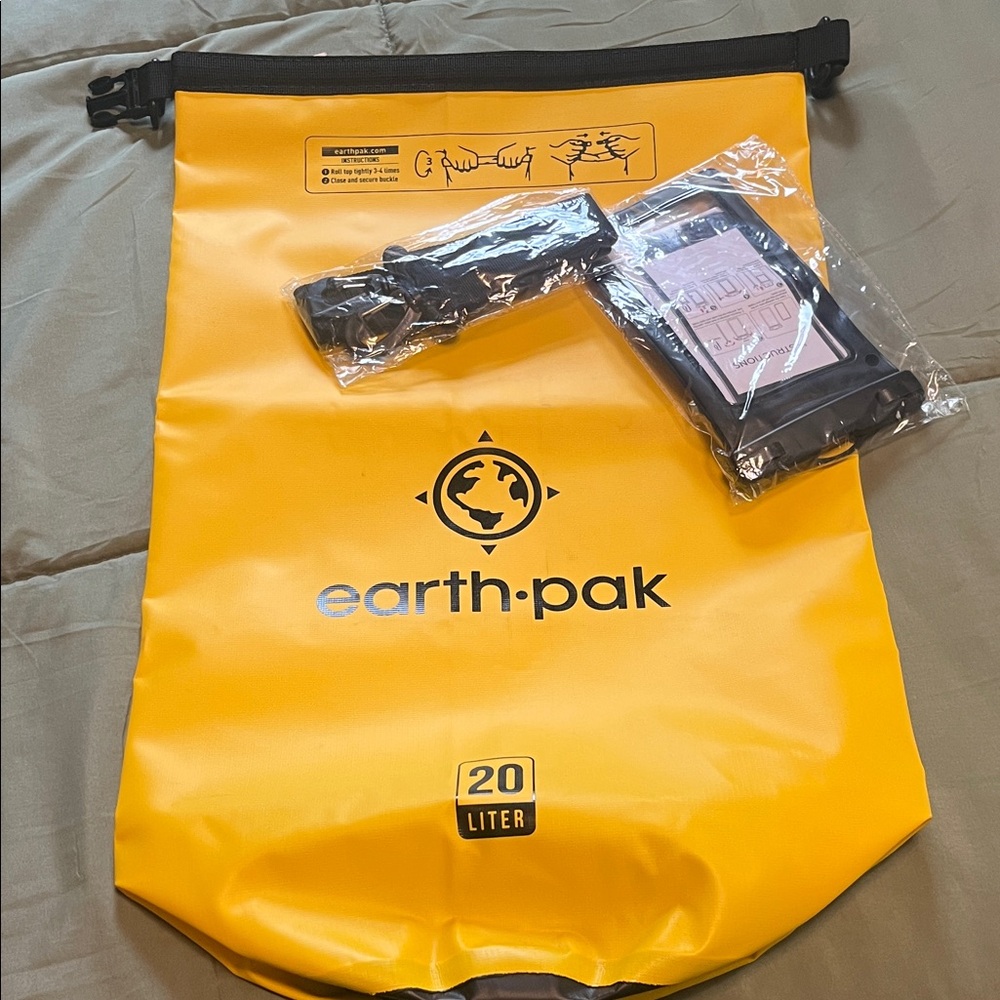 Earth Pak Yellow Dry Bag 20L
